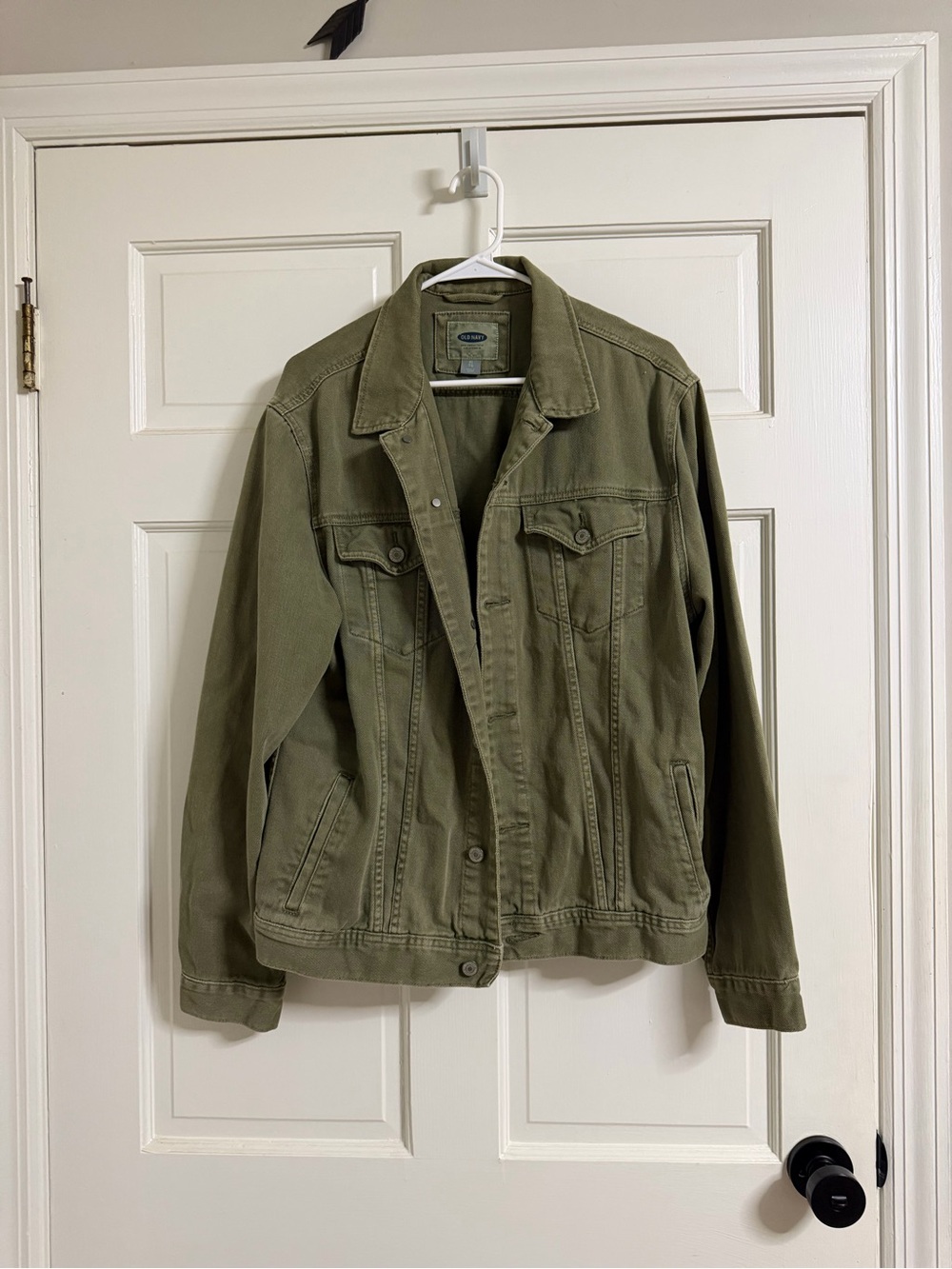 Old Navy Olive Green Military Field Jacket Womens xl